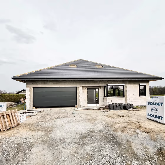 RAL Classic Black grey RAL 7021 garage door