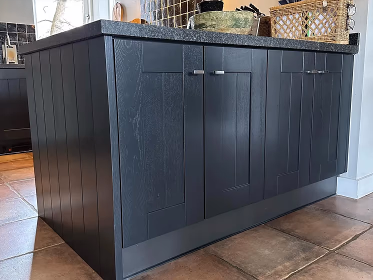 RAL Classic Black grey RAL 7021 kitchen cabinets