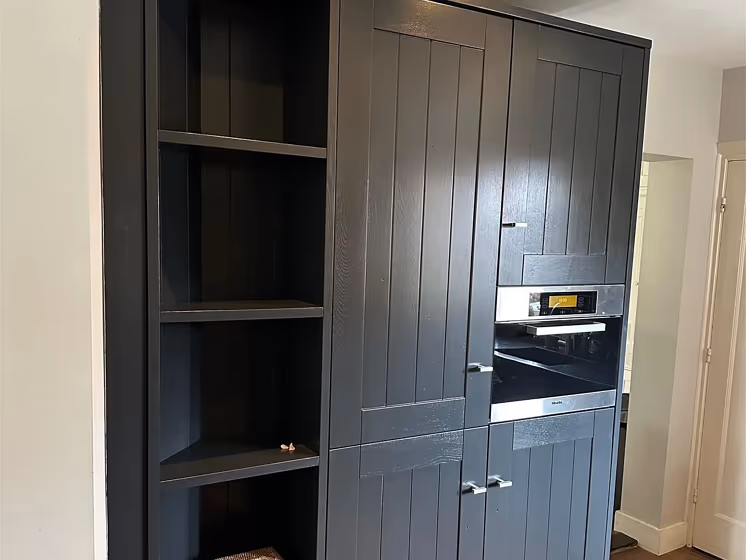 RAL Classic Black grey RAL 7021 kitchen cabinets