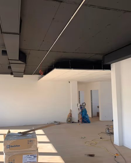 RAL Classic Black grey RAL 7021 ceiling