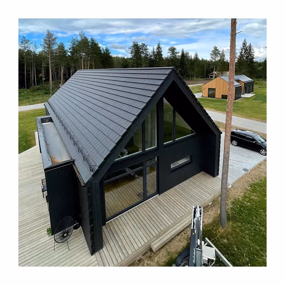 RAL Classic Black grey RAL 7021 house exterior