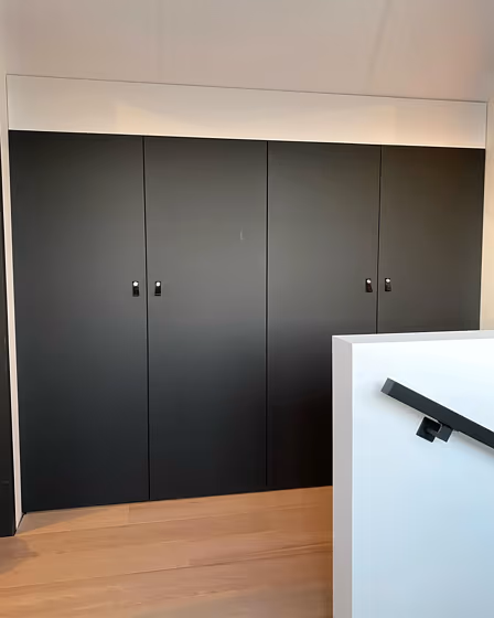 RAL Classic Black grey RAL 7021 painted storage