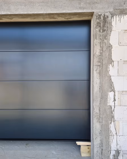 RAL Classic Black grey RAL 7021 garage door