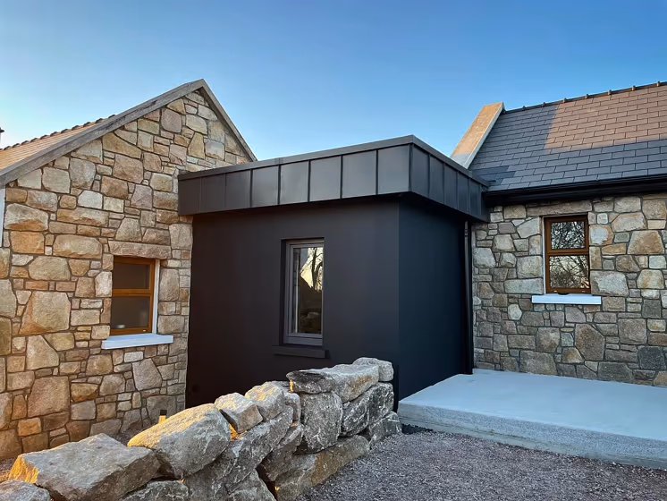 RAL Classic Black grey RAL 7021 house exterior