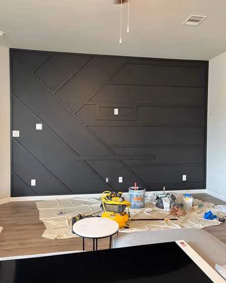SW Black Magic accent wall panelling