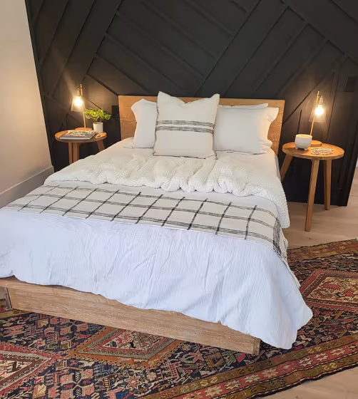 SW Black Magic bedroom accent wall photo