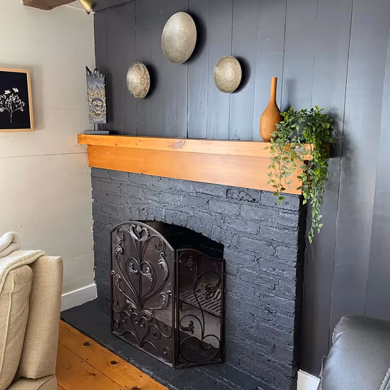 SW 6991 living room accent wall