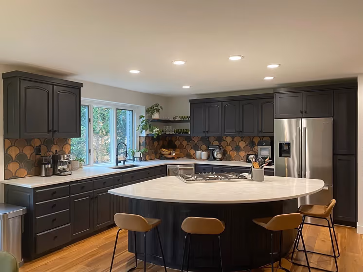 SW Black Magic kitchen cabinets