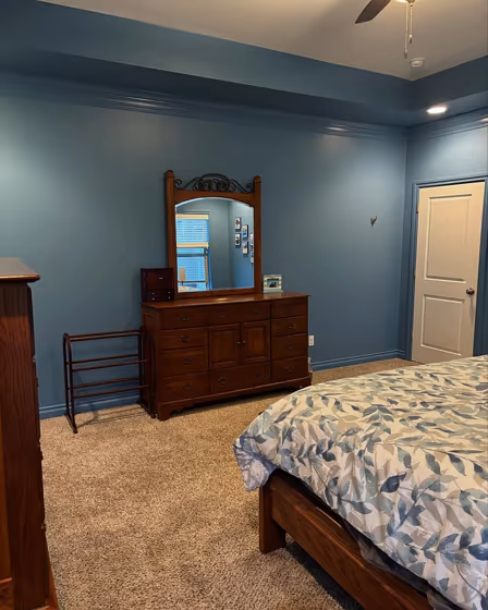 Sherwin Williams Blue Cruise bedroom color review