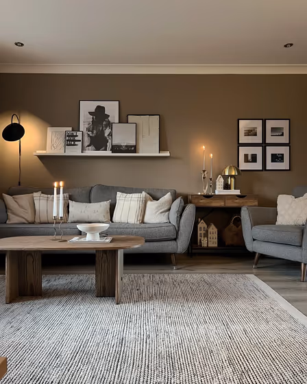 Dulux Brave Ground living room inspiration