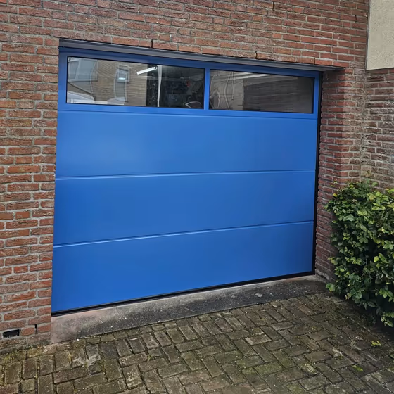 RAL 5007 garage doors