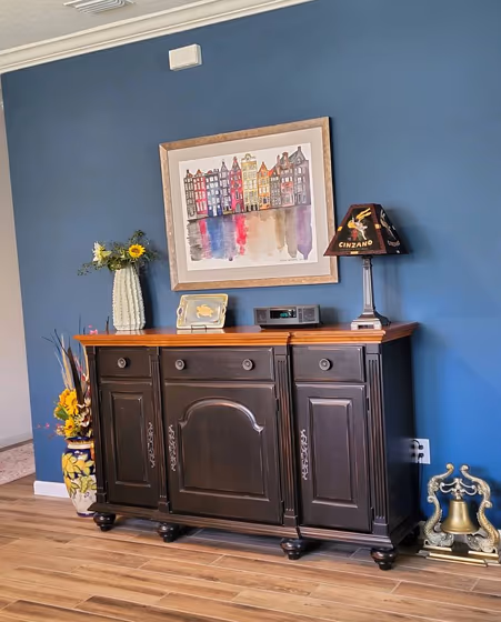 Bunglehouse blue living room