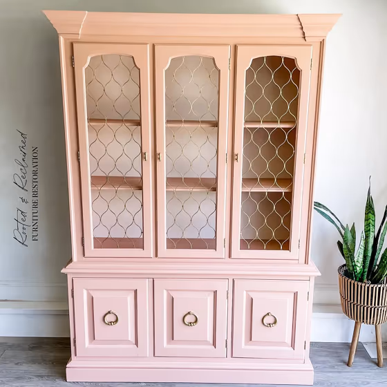 SW Cabbage Rose painted storage color