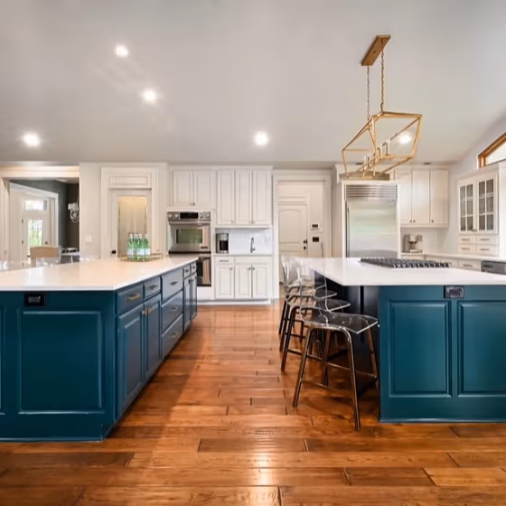 Sherwin Williams Cascades Kitchen Cabinets