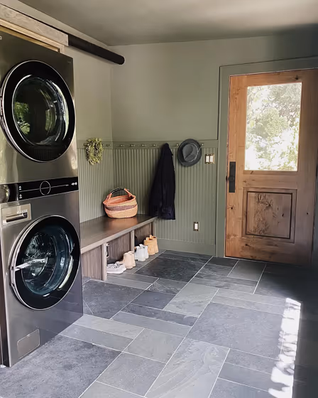 Sherwin Williams Cast Iron Utility Room