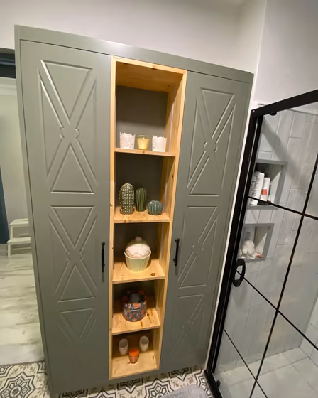 RAL Classic Cement grey RAL 7033 bathroom