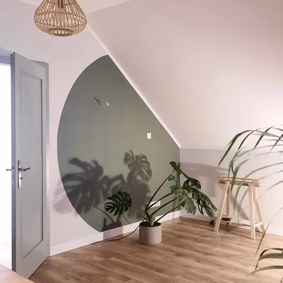 RAL Classic Cement grey RAL 7033 bedroom