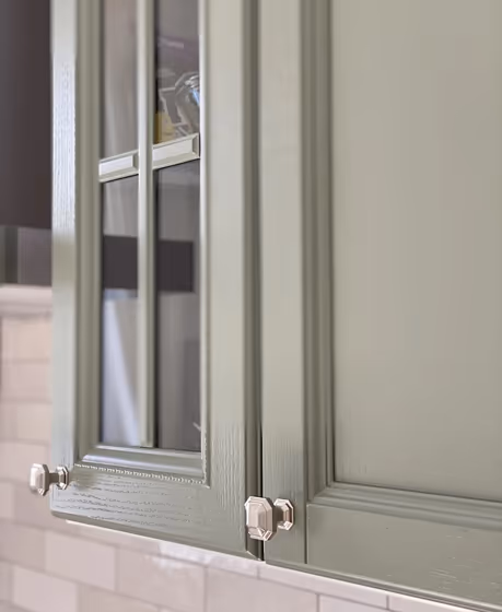 RAL Classic Cement grey RAL 7033 kitchen cabinet