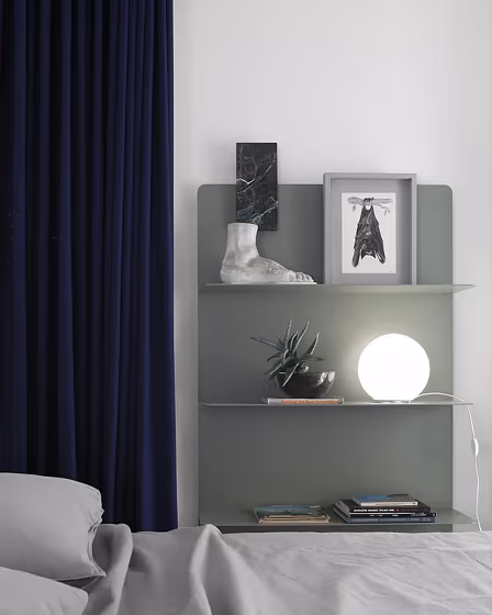 RAL Classic Cement grey RAL 7033 bedroom