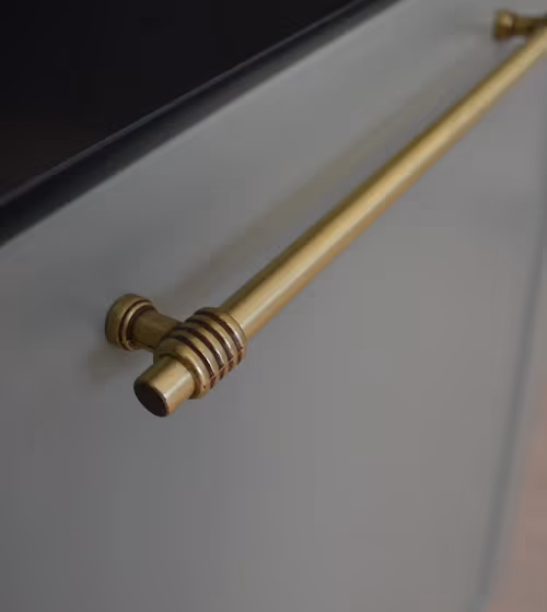 RAL Classic Cement grey RAL 7033 kitchen cabinets