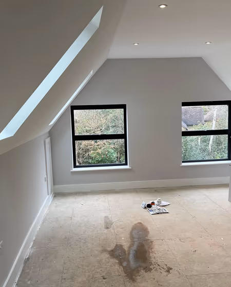 Dulux Chalk Blush 3 wall paint makeover