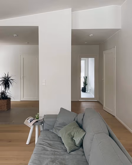 Tikkurila Chalk F484 living room