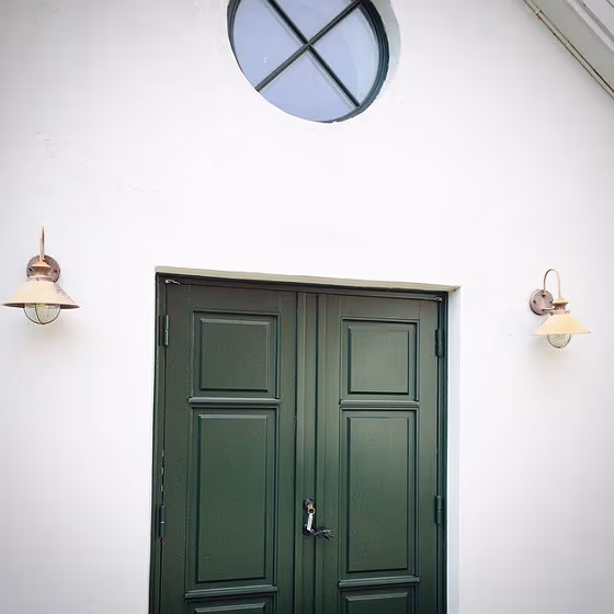 RAL Classic Chrome green RAL 6020 door