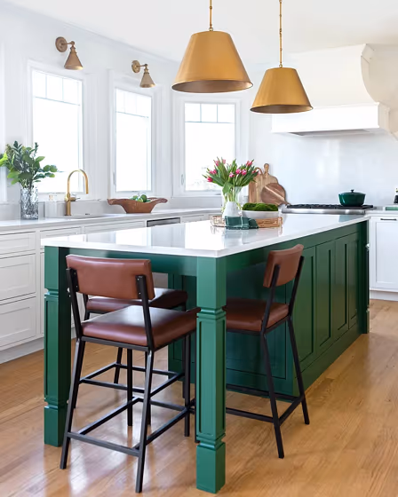 SW Cilantro kitchen cabinets color