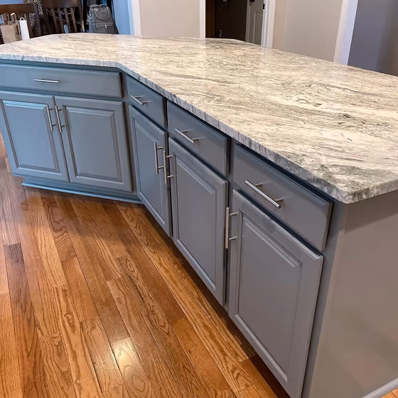 Sherwin Williams Cityscape kitchen cabinets