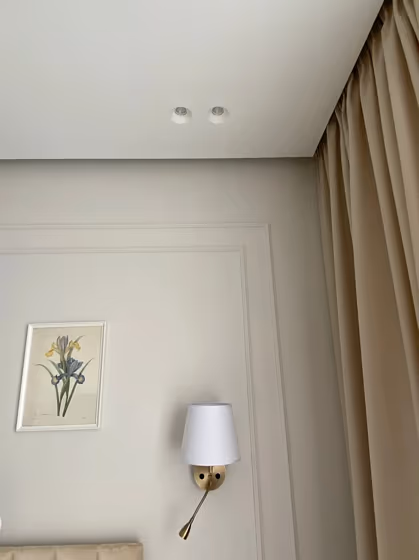 Tikkurila Y481 Cloud interior bedroom greige