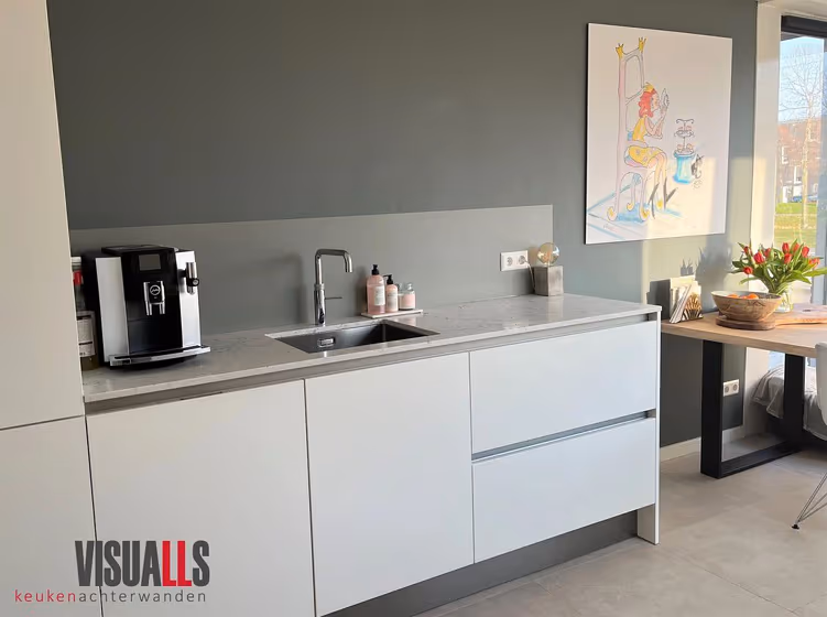 RAL Classic Concrete grey RAL 7023 kitchen