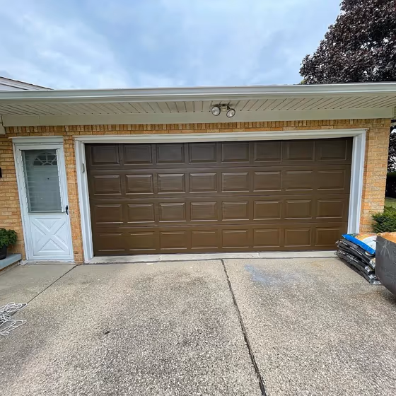 Sherwin Williams Dark Clove Garage Door