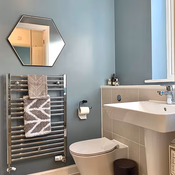 Dulux Denim Drift bathroom paint