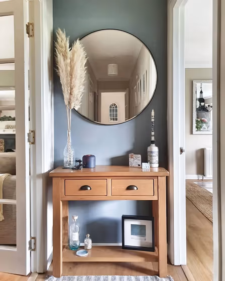 Dulux Denim Drift living room color