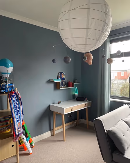 Dulux Denim Drift bedroom paint review