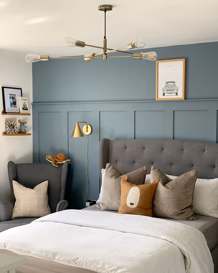 Dulux Denim Drift bedroom color review