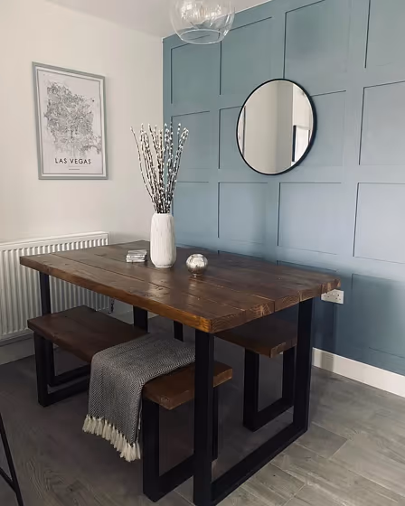 Dulux Denim Drift dining room paint