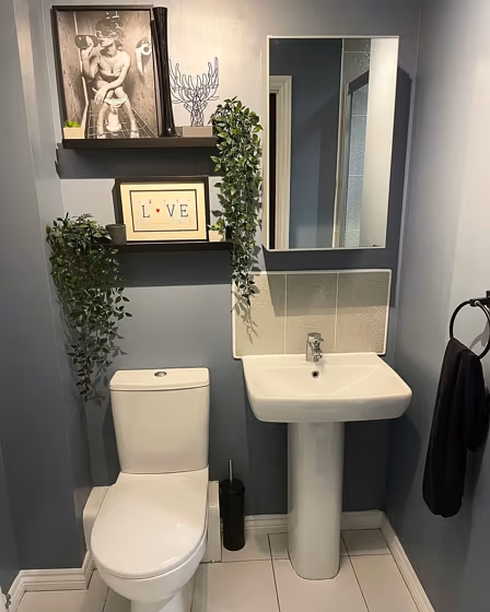 Dulux Denim Drift bathroom paint review