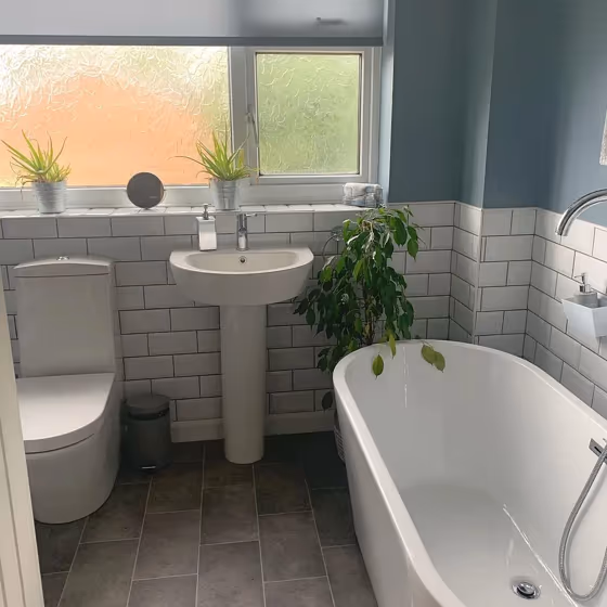 Dulux Denim Drift bathroom paint