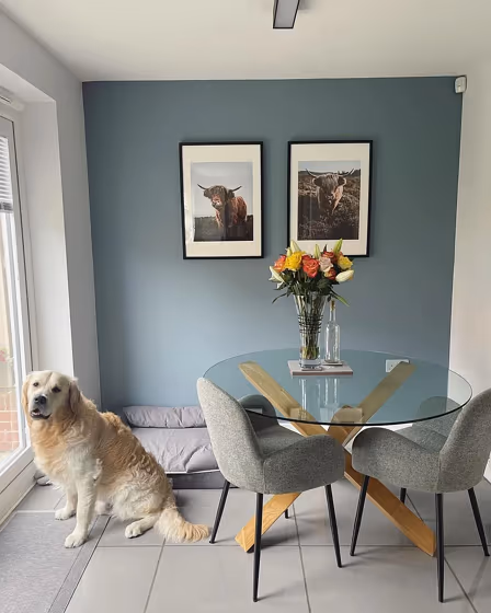 Dulux Denim Drift dining room inspiration