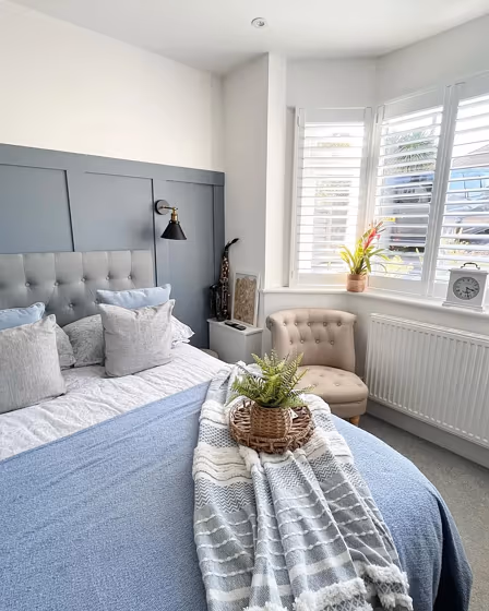 Dulux Denim Drift bedroom inspo