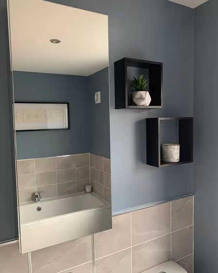 Dulux Denim Drift bathroom paint