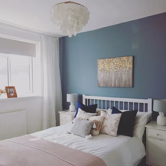 Dulux Denim Drift bedroom review
