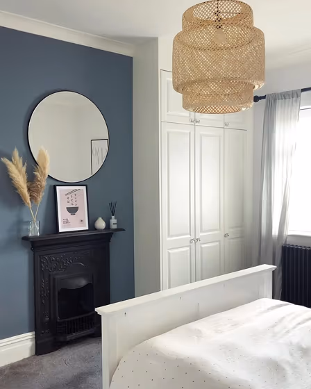 Dulux Denim Drift bedroom interior