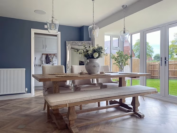 Dulux Denim Drift living room interior idea