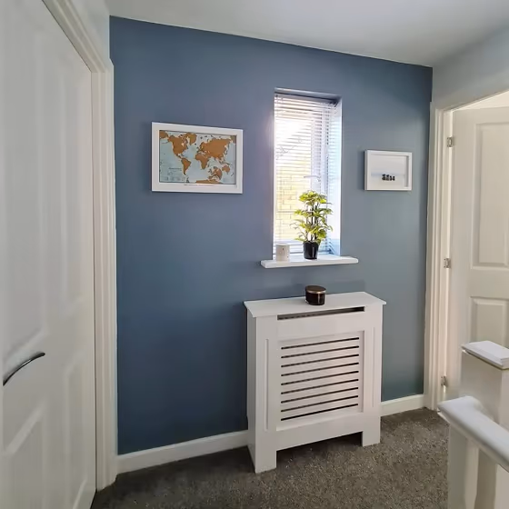 Dulux Denim Drift hallway interior