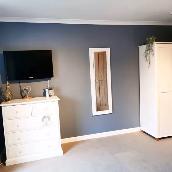 Dulux Denim Drift bedroom paint