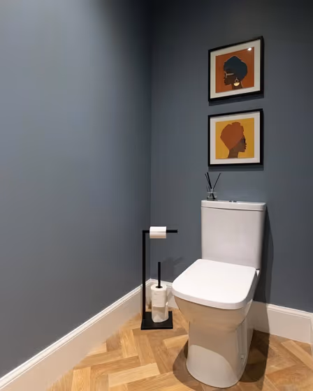 Dulux Denim Drift bathroom picture