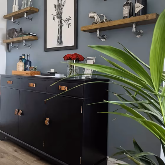 Dulux Denim Drift living room review