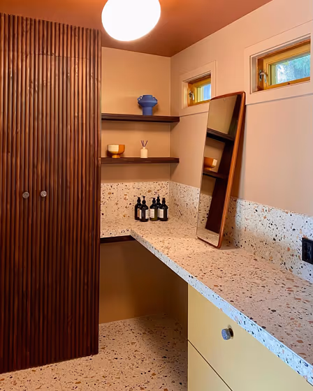 Jotun Desert Pink bathroom review